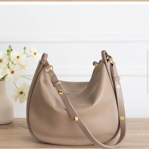 AALLYN Taupe Crossbody Bag